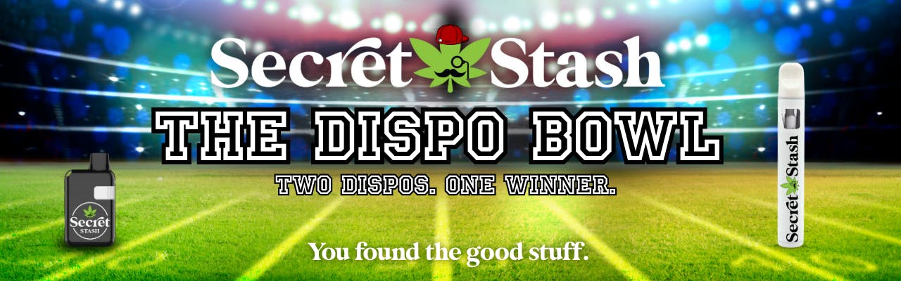 Secret Stash brand banner