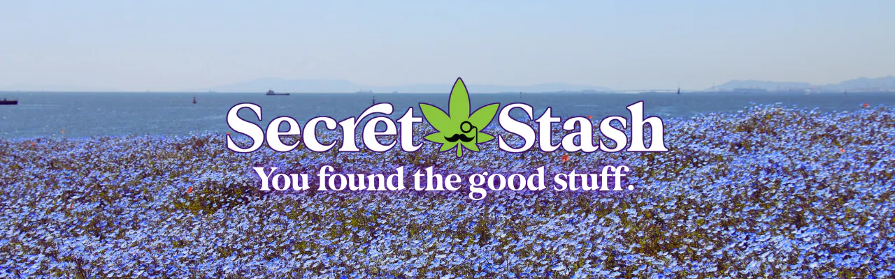 Secret Stash brand banner