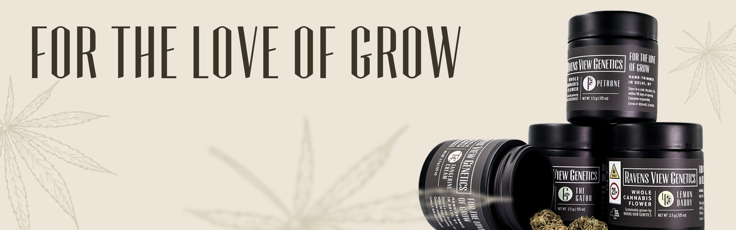 Ravens View Genetics brand banner