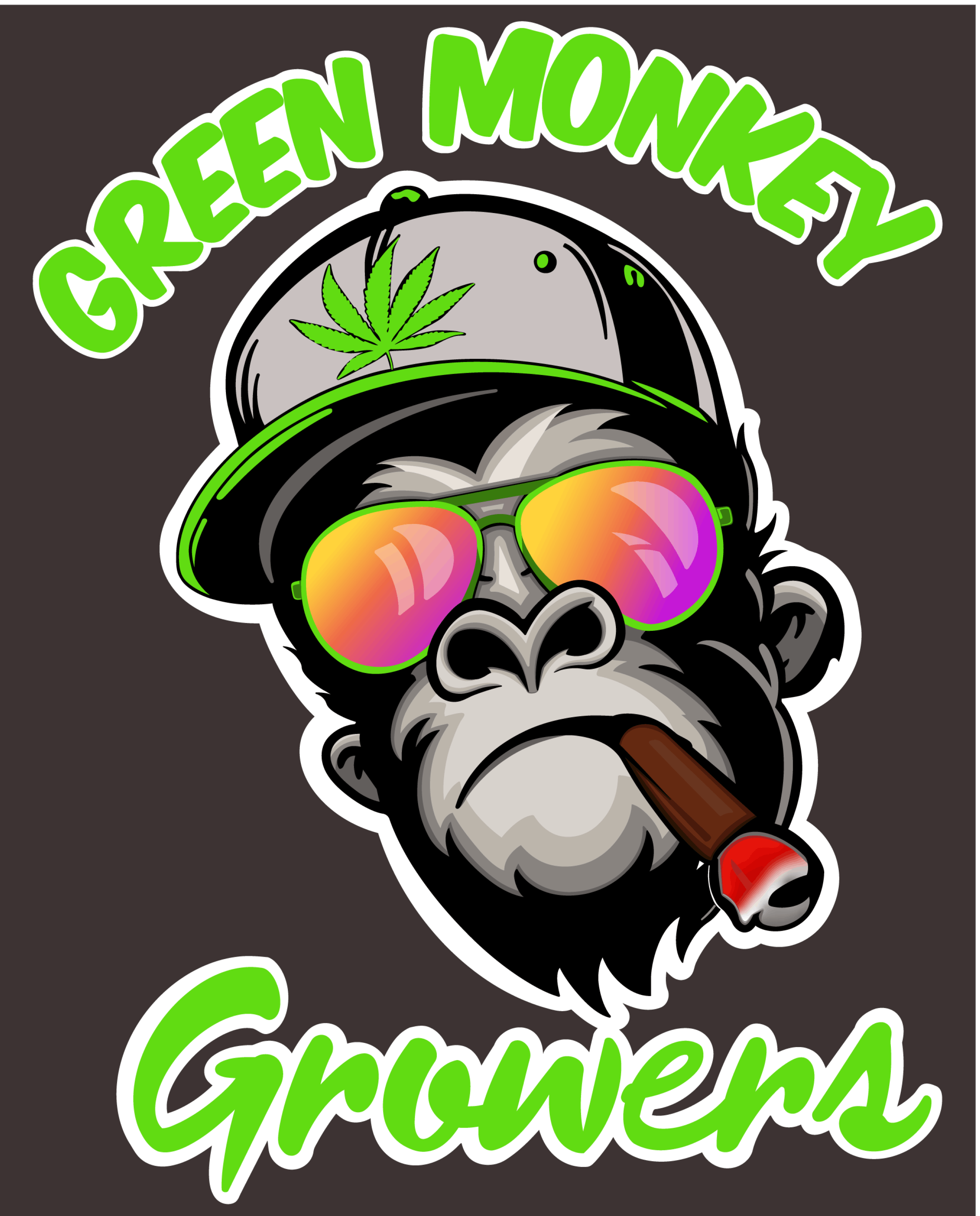 Green Monkey Growers brand banner