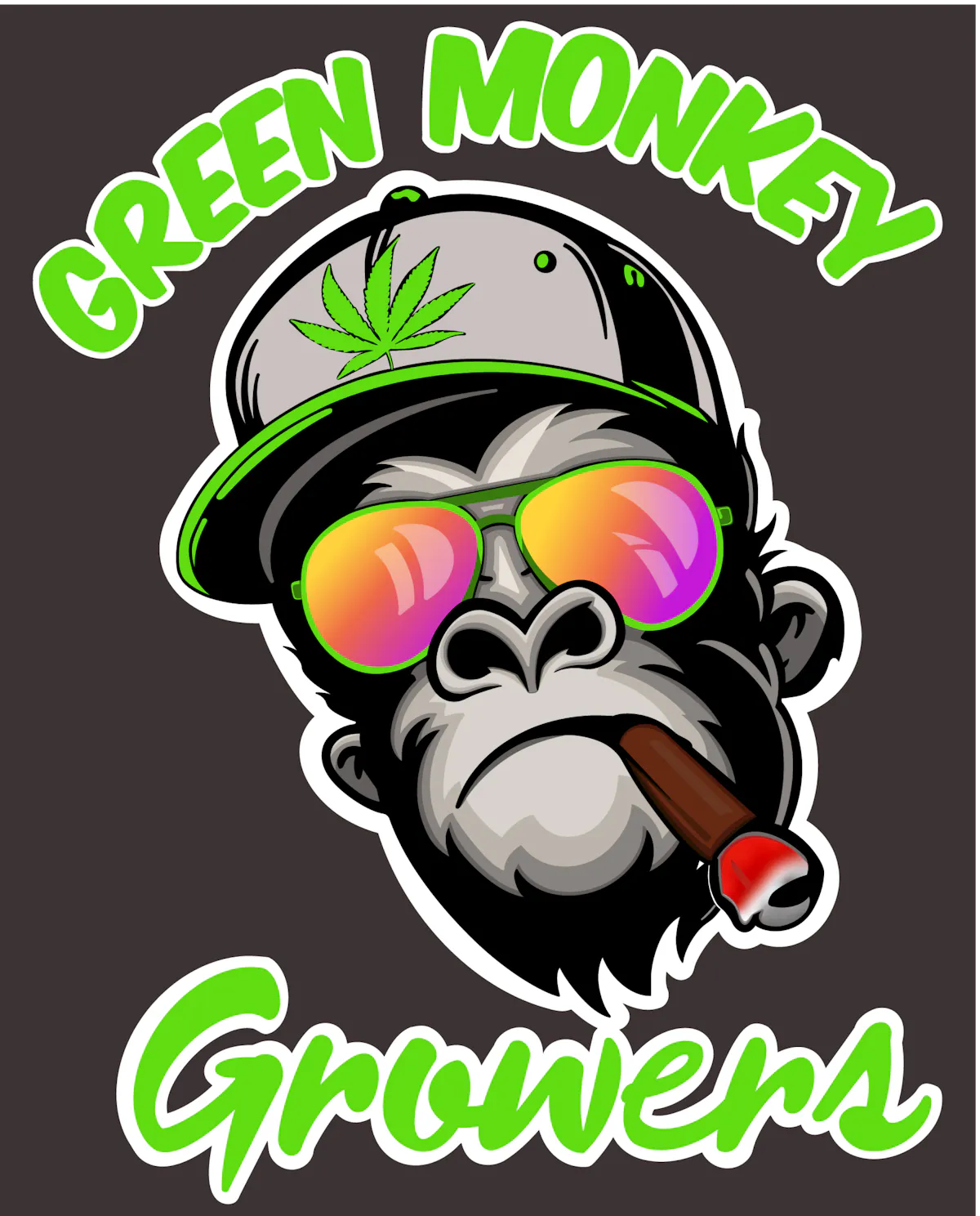 Green Monkey Growers brand banner