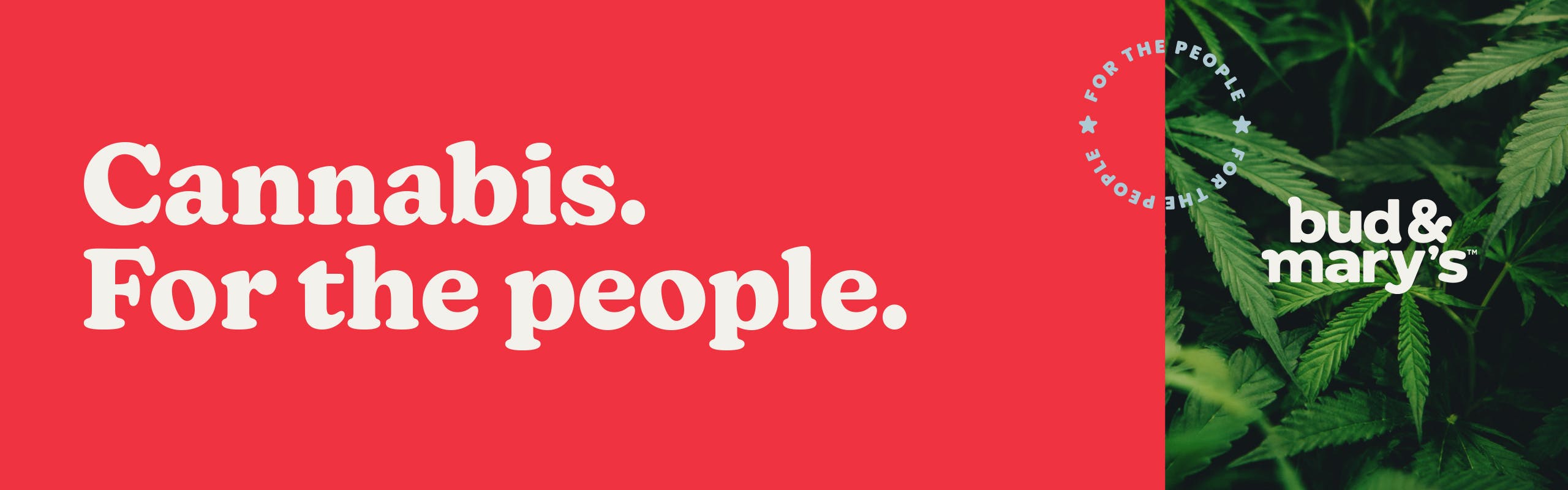Bud & Mary's brand banner