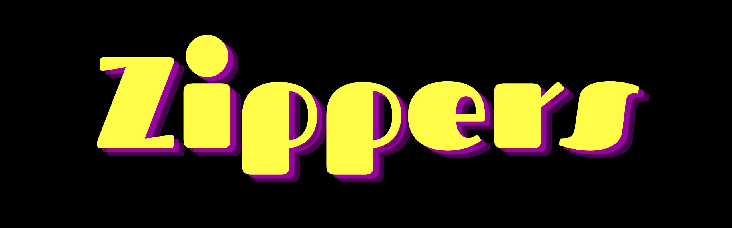 Zippers brand banner