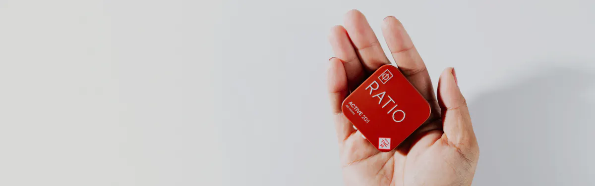 RATIO brand banner
