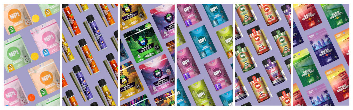 UP! brand banner