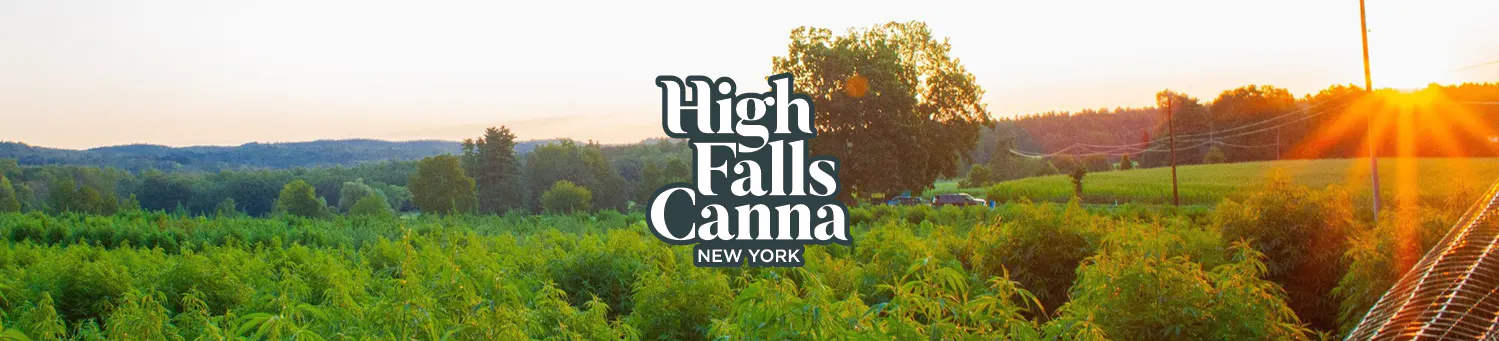 High Falls Canna NY brand banner