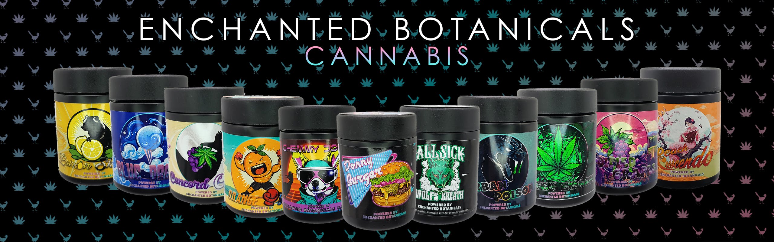 Enchanted Botanicals brand banner