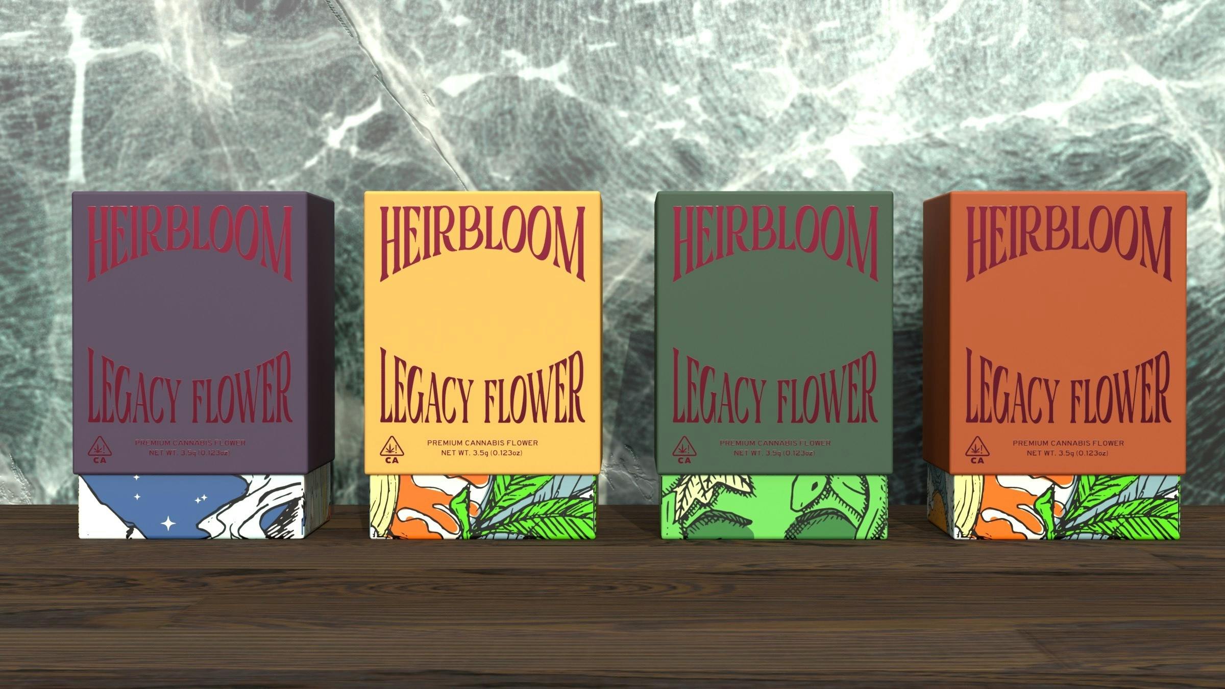 Heirbloom Legacy Flower brand banner