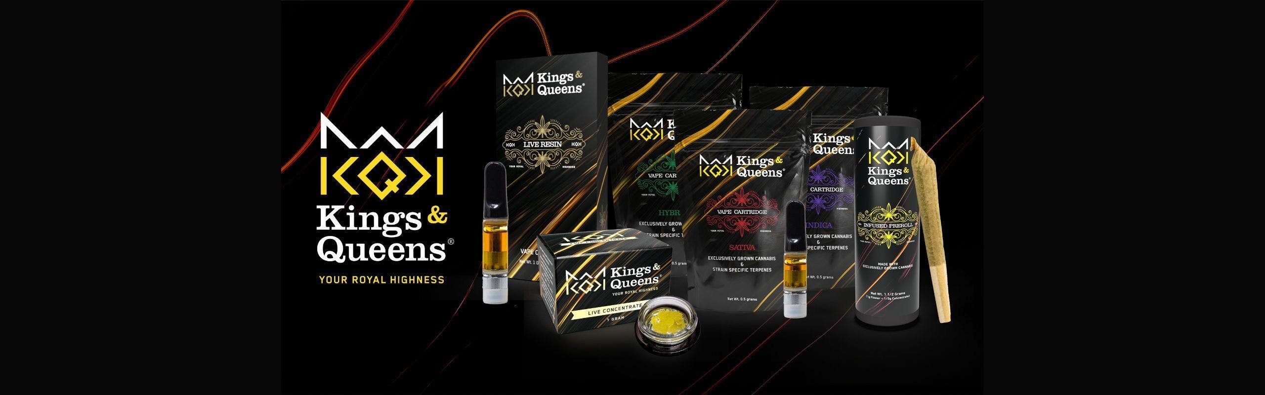 Kings & Queens brand banner