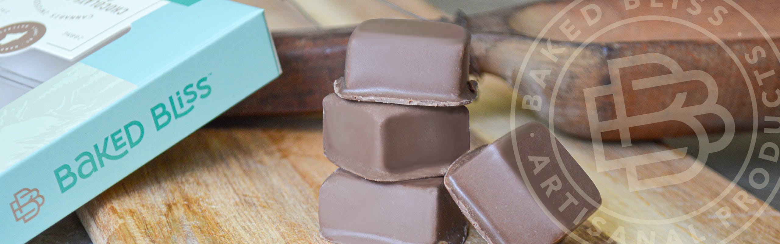 Baked Bliss Edibles brand banner