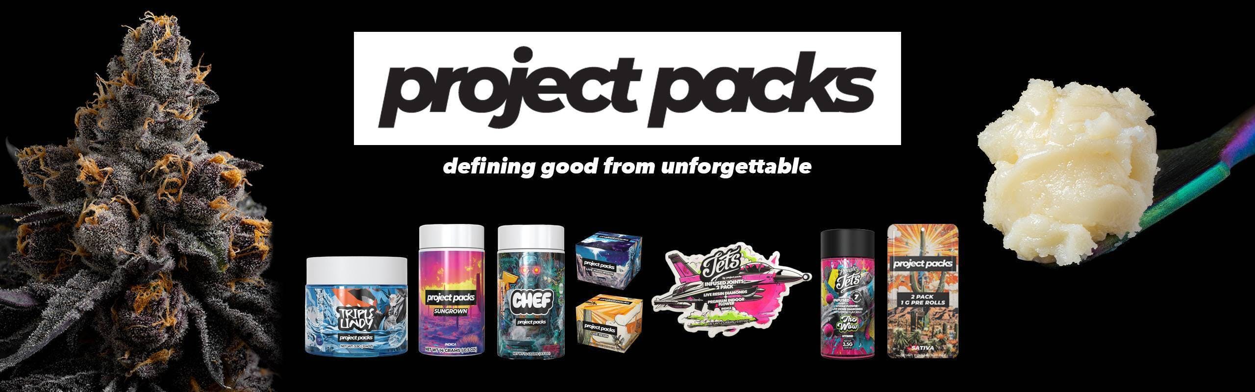 Project Packs brand banner