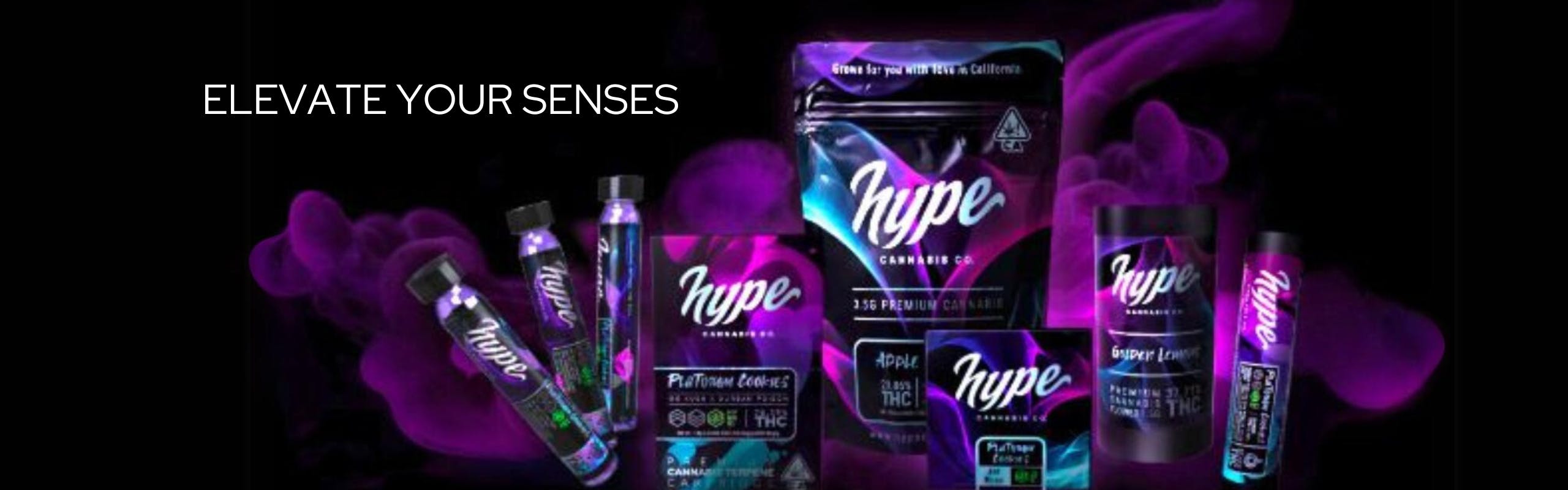 Hype Cannabis Co brand banner