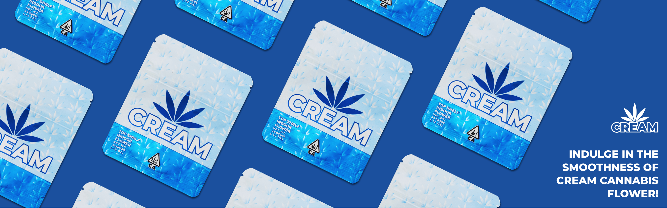 CREAM Cannabis brand banner