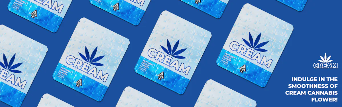 CREAM Cannabis brand banner