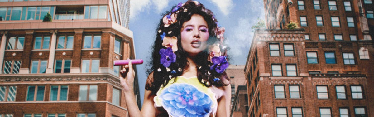 Flower by Edie Parker brand banner