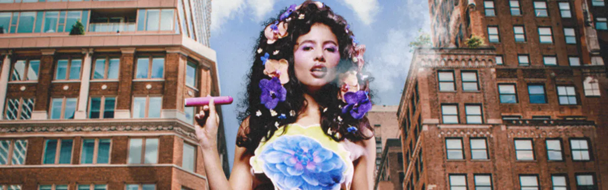 Flower by Edie Parker brand banner