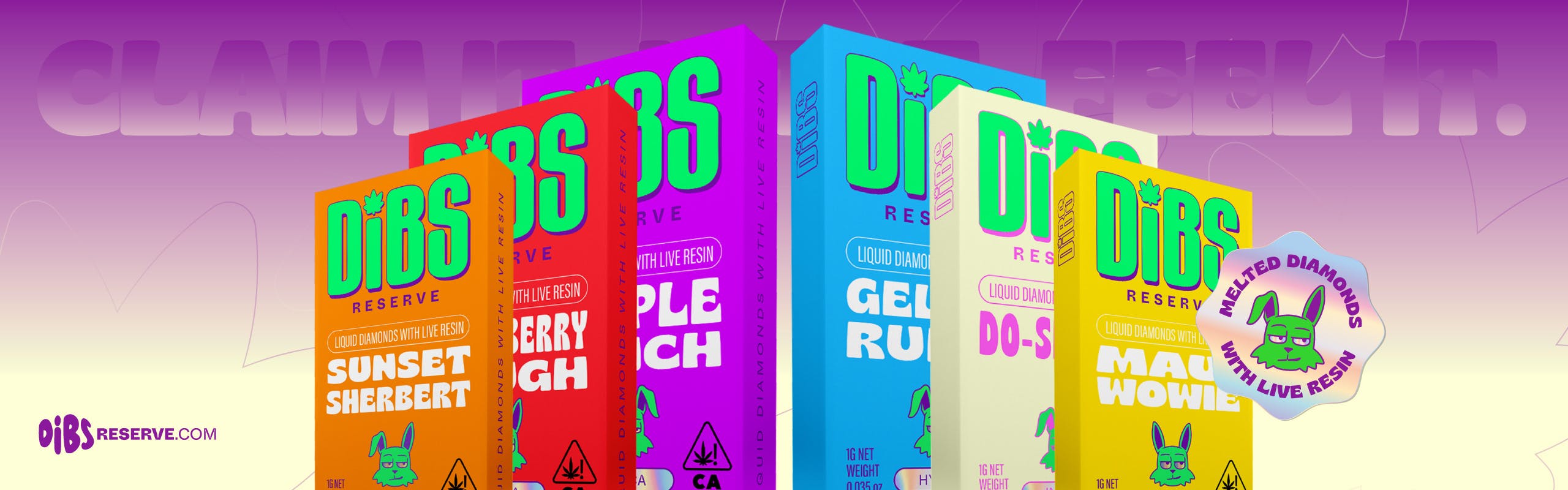 Dibs brand banner