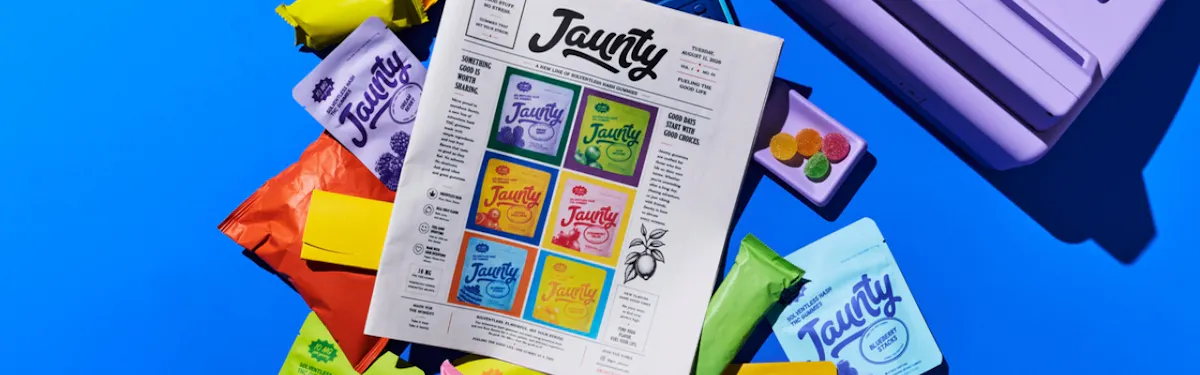 Jaunty brand banner