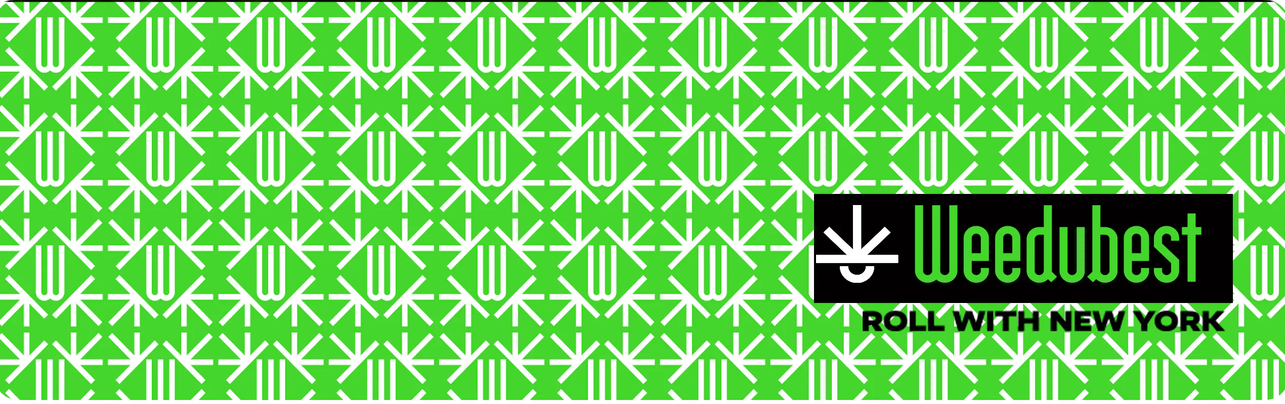 Weedubest brand banner