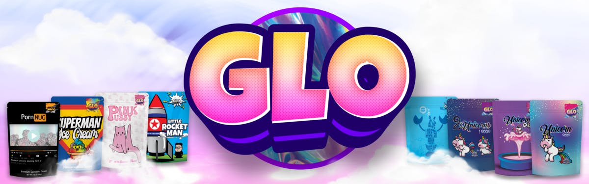 GLO brand banner
