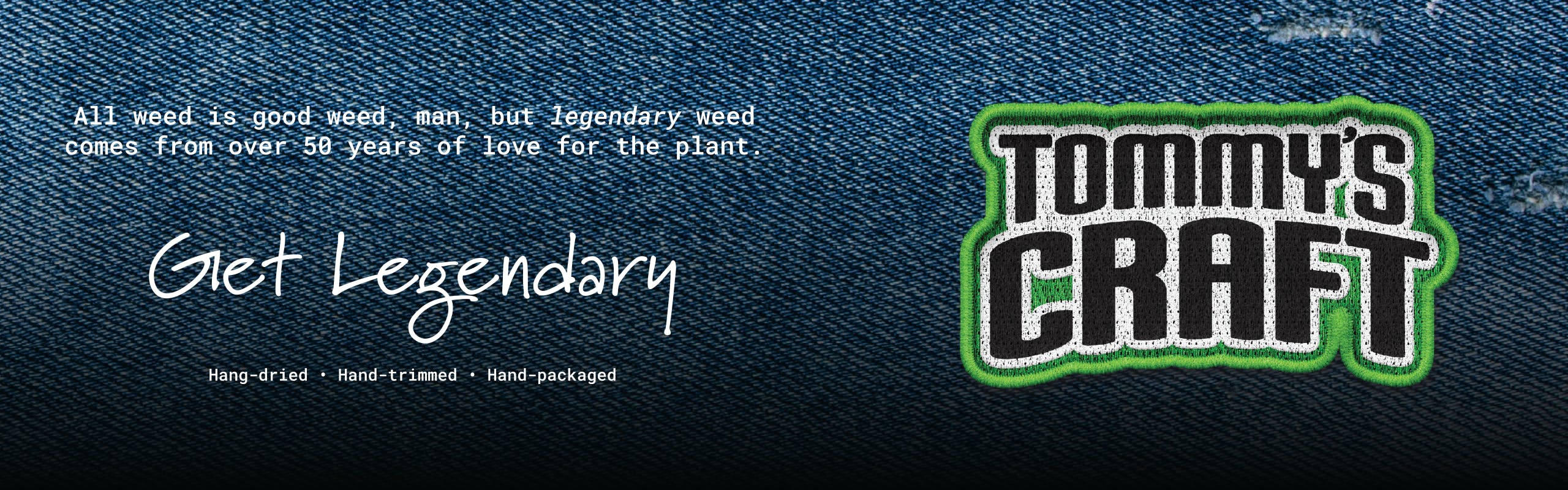 Tommy's Craft brand banner