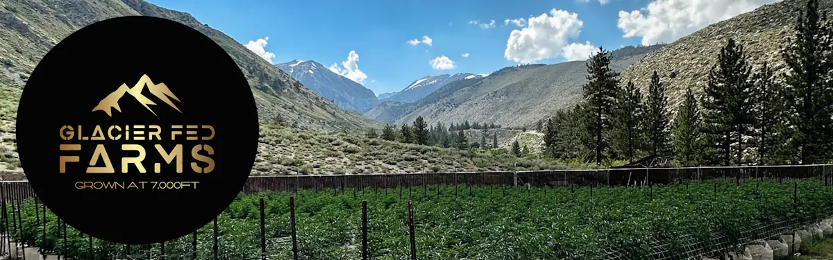 Glacier Fed Farms brand banner