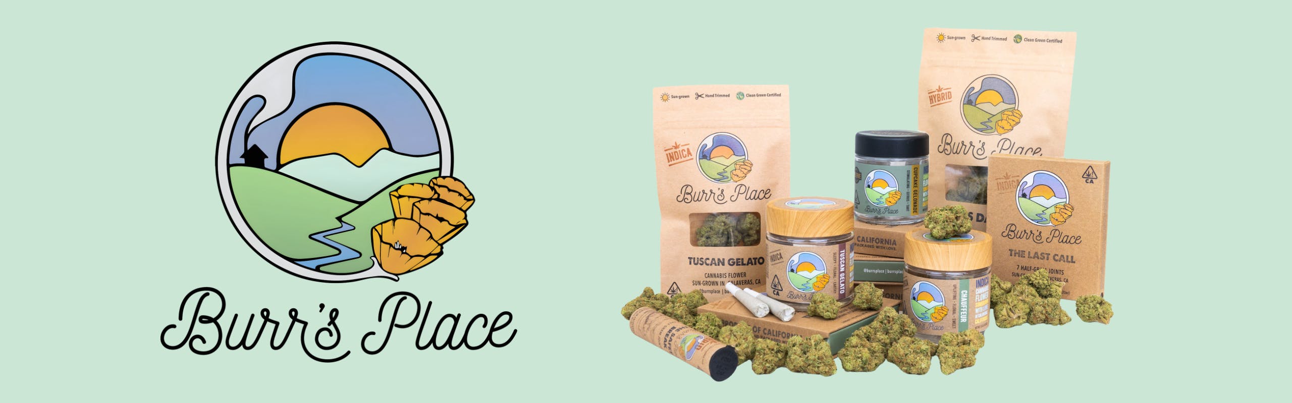 Burr's Place brand banner