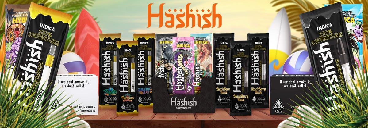 Hashish brand banner