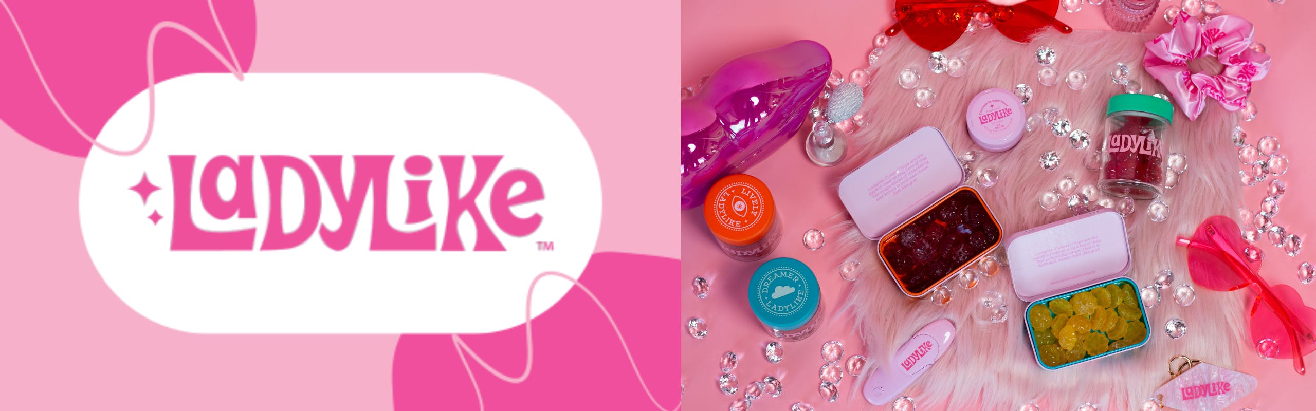 Ladylike brand banner