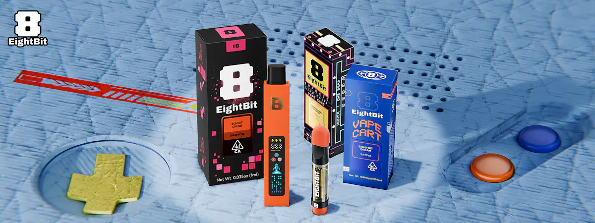 EIGHTBIT brand banner