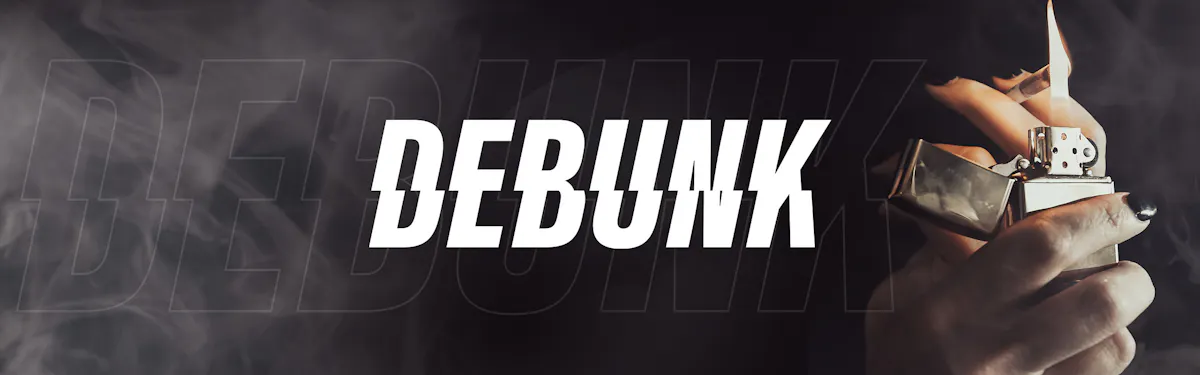 DEBUNK brand banner