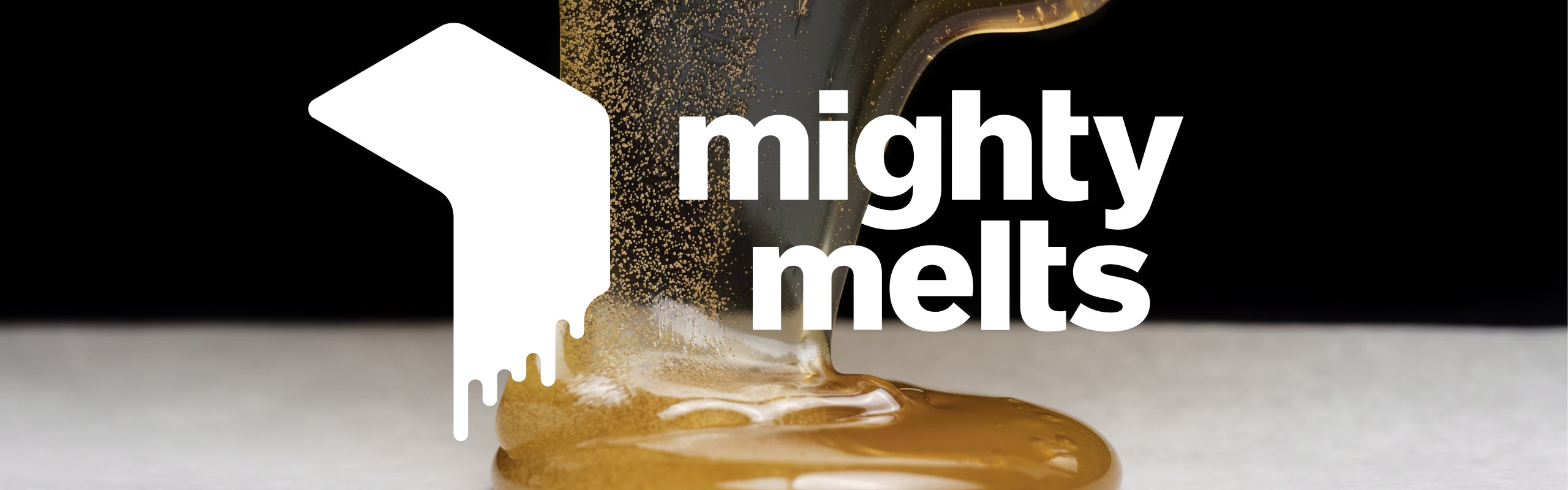 Mighty Melts brand banner