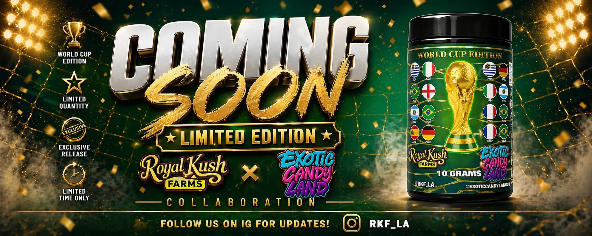 Royal Kush Farms brand banner