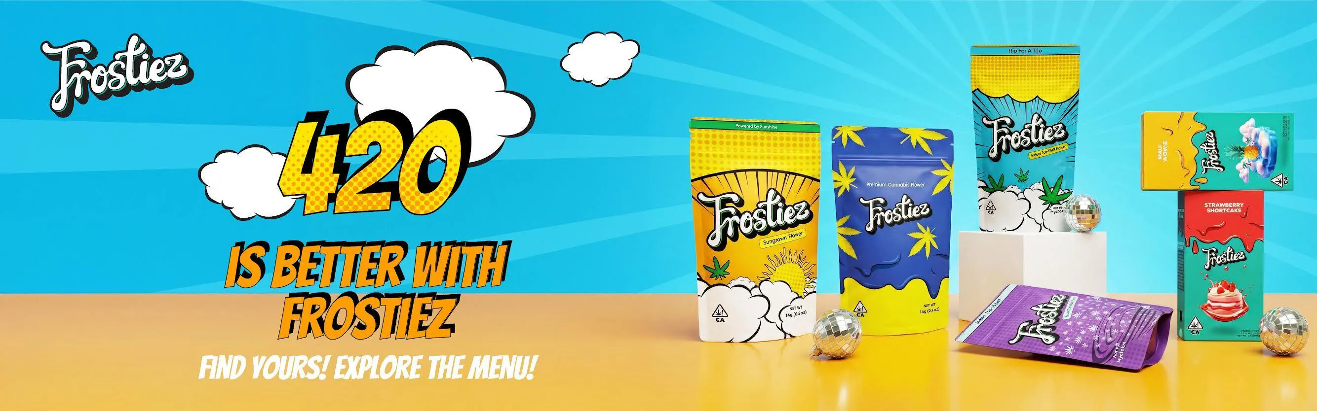 Frostiez brand banner
