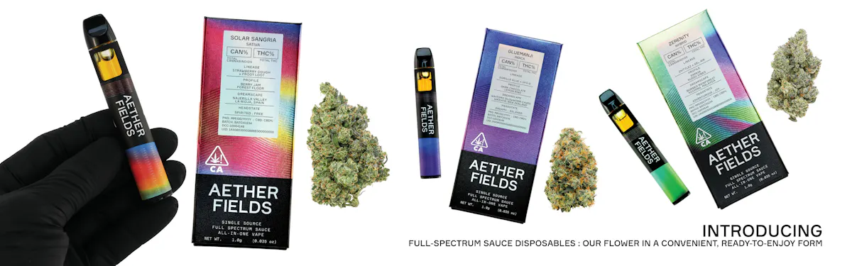 AETHER FIELDS brand banner