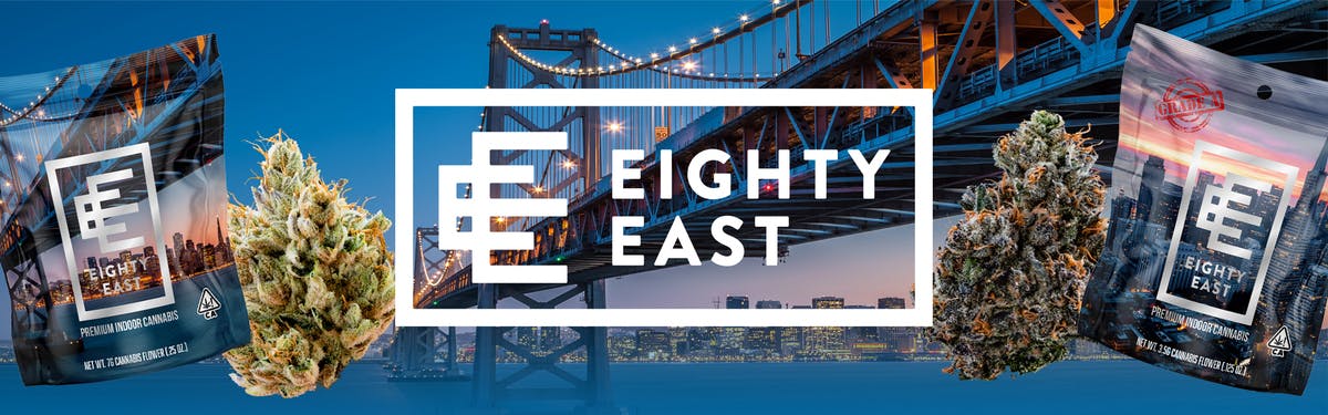 Eighty East brand banner