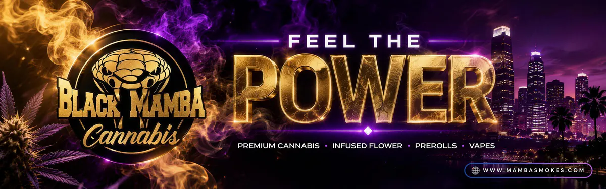 Black Mamba Cannabis brand banner