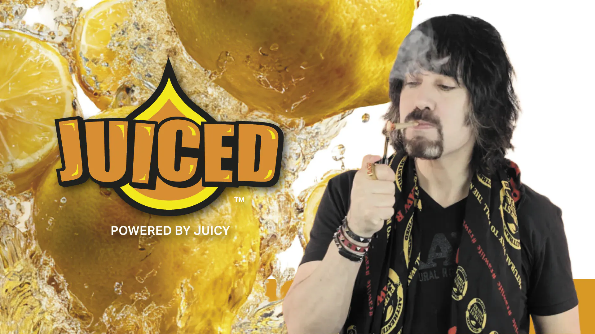 Juiced Powered By Juicy brand banner