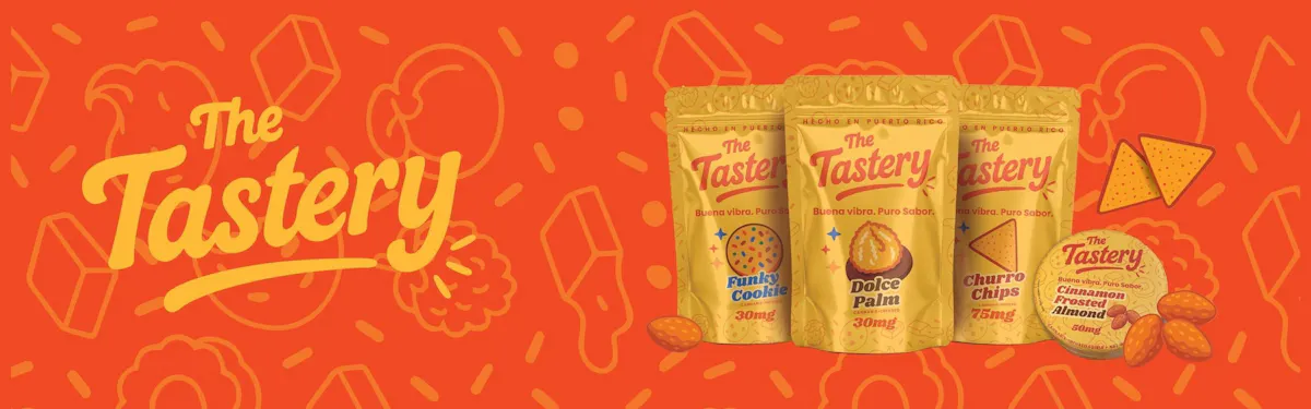 The Tastery brand banner