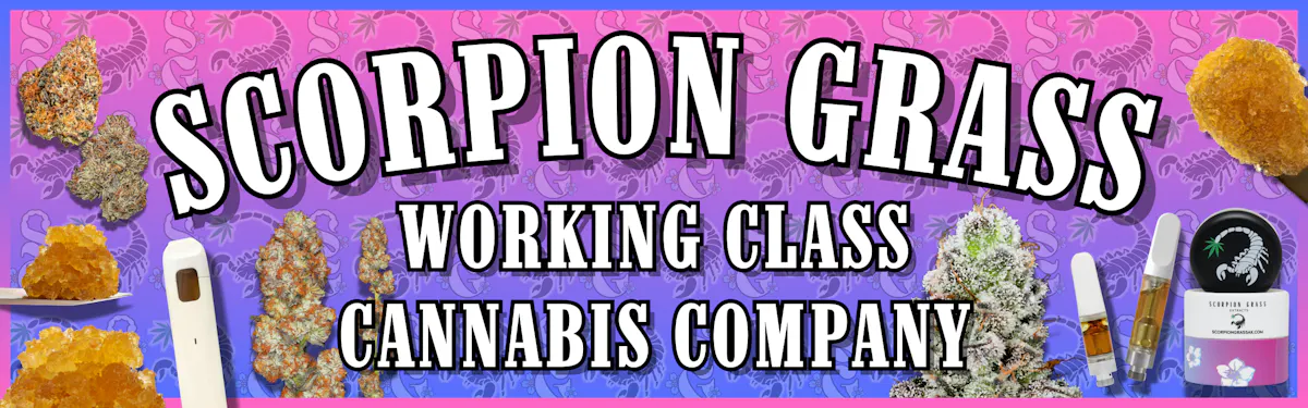Scorpion Grass brand banner