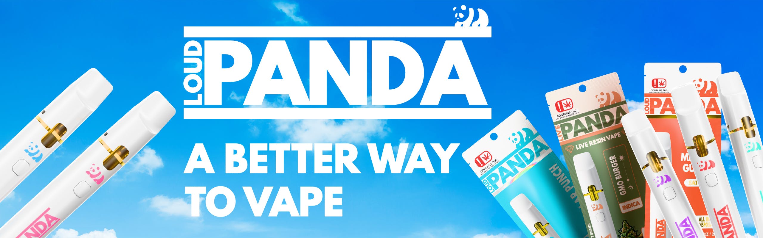 Loud Panda brand banner