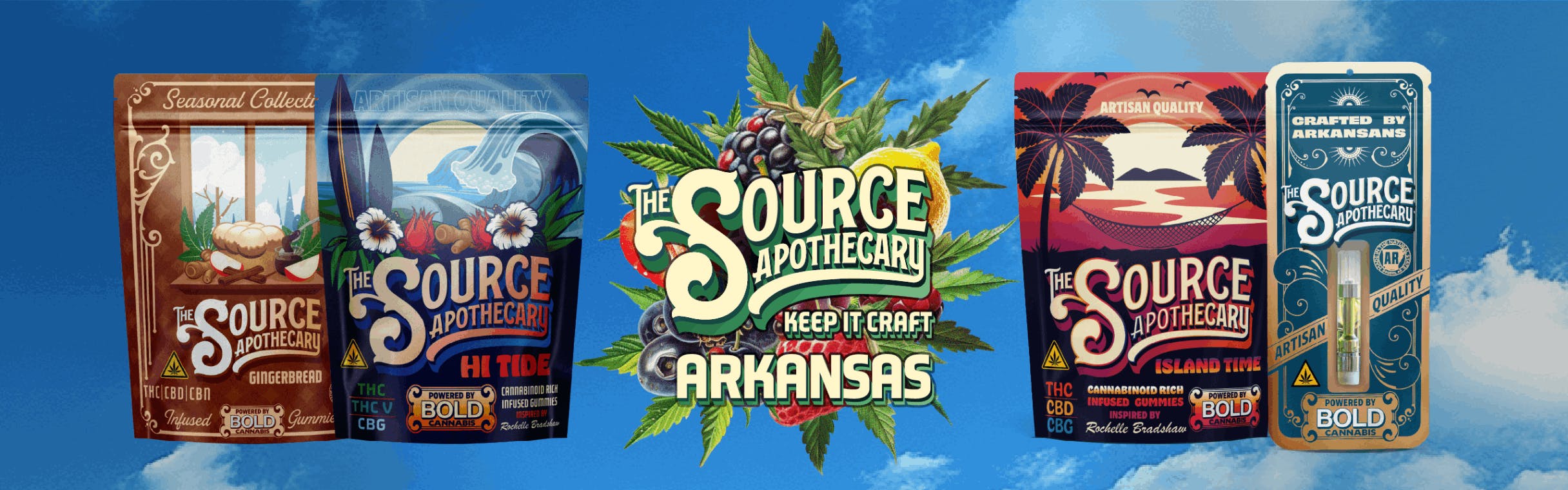 The Source Apothecary brand banner