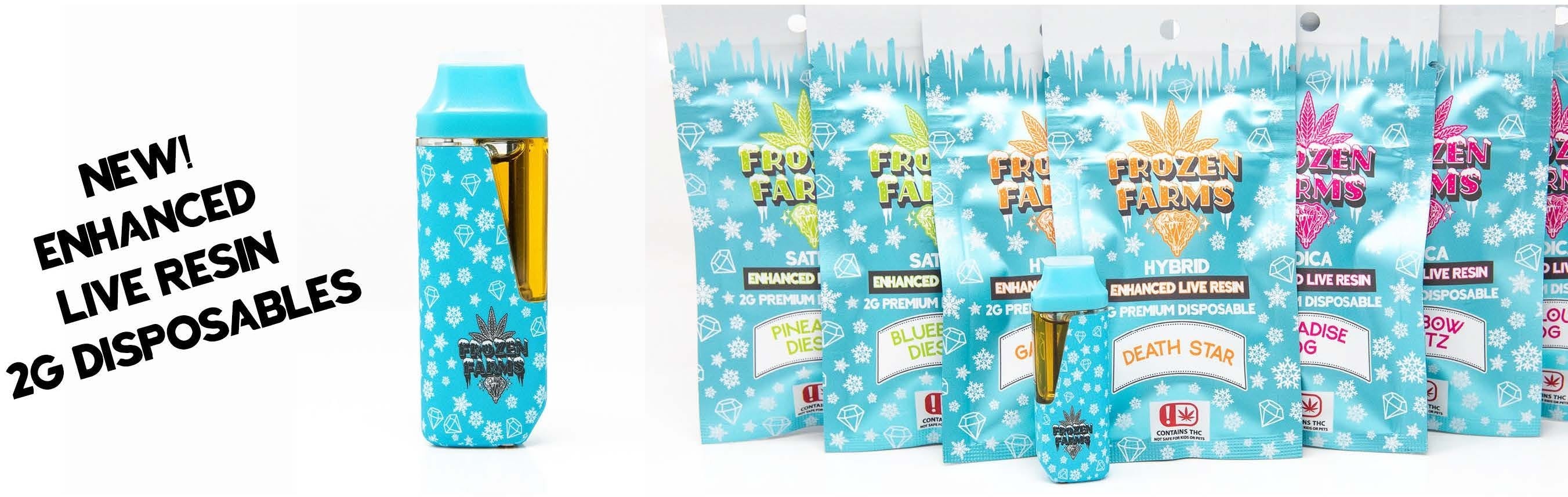 Frozen Farms brand banner