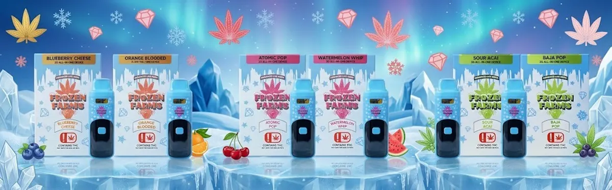 Frozen Farms brand banner