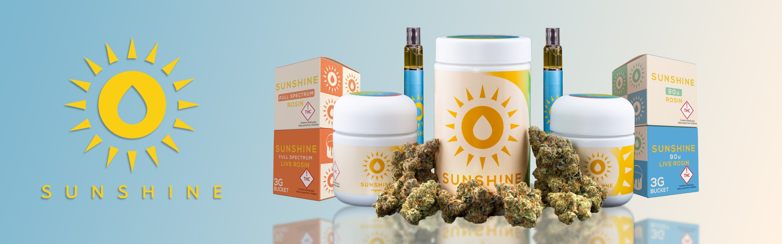 Sunshine brand banner