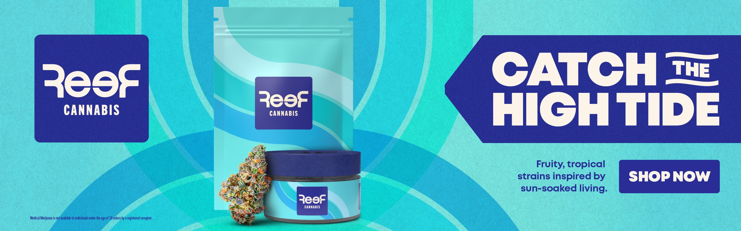 REEF Cannabis brand banner