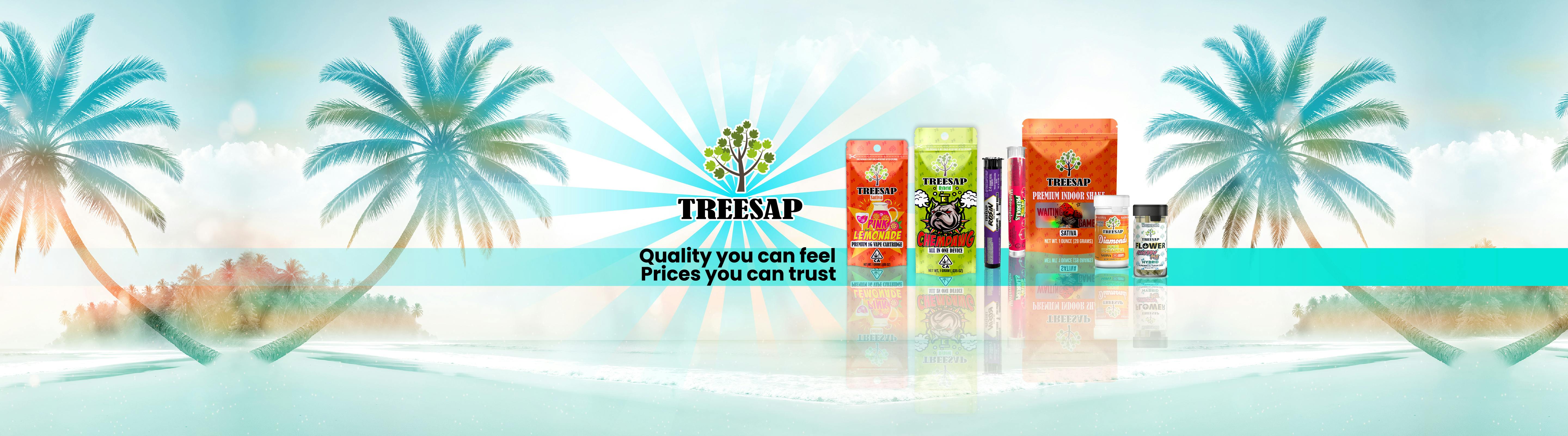 Treesap - CA brand banner