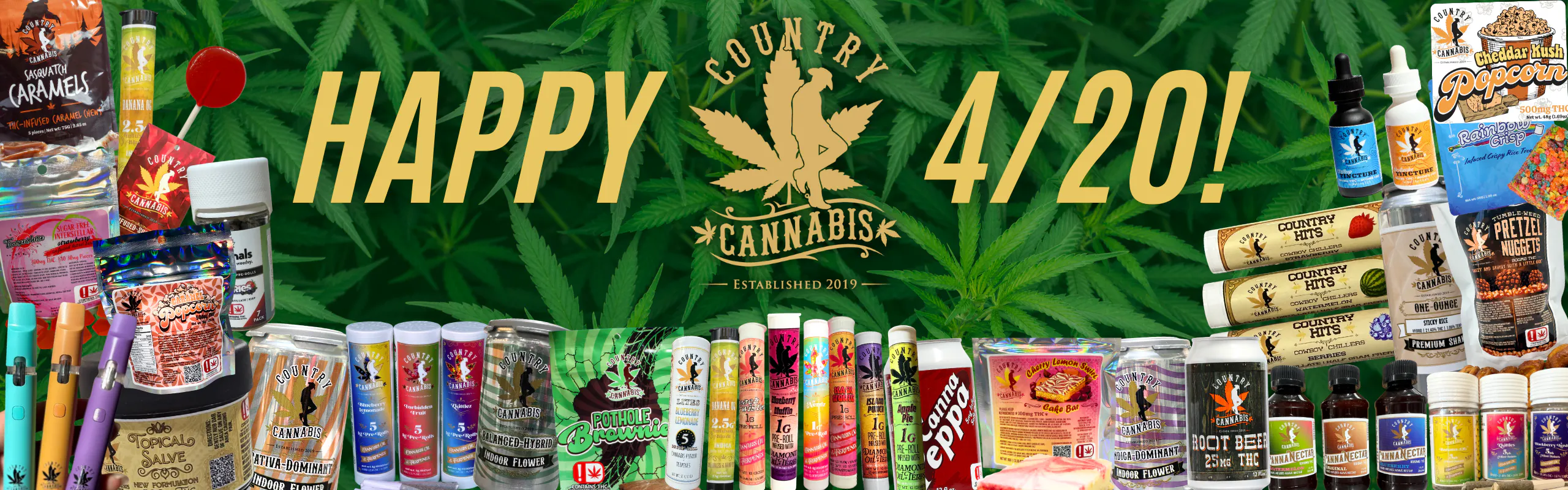 Country Cannabis brand banner