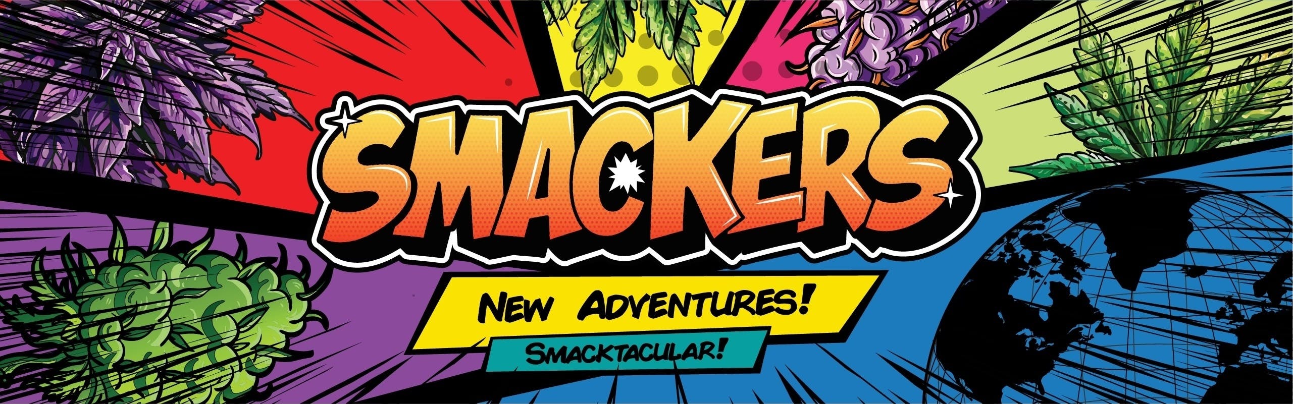 Smackers brand banner