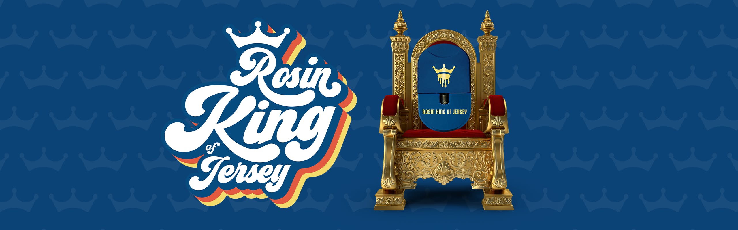 Rosin King of Jersey brand banner